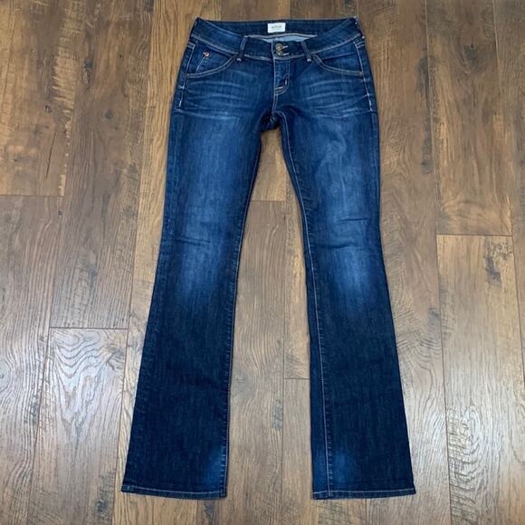 Hudson Signature Bootcut Dark Wash Back Flap Pocket - Picture 1 of 8